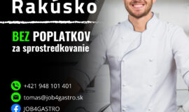 🆕 Kuchár na Gasthof v Altheim, Horné Rakúsko, 2000€ netto, 5 dní v týždni, 38,5 hodín týždenne, nástup ihneď – CELOROČKA